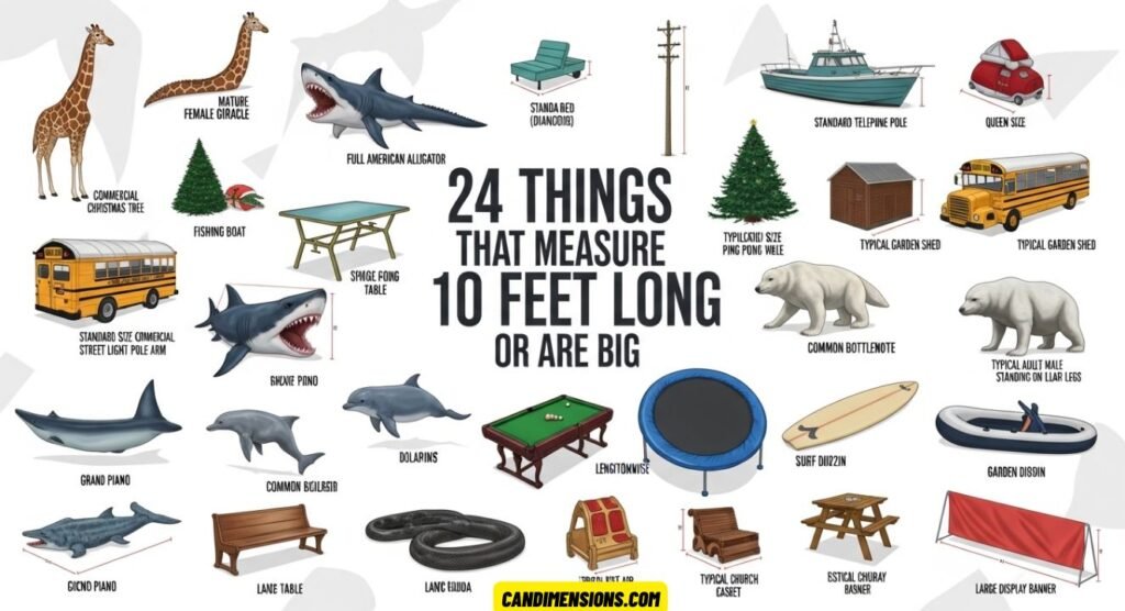 Measure 10 Feet Long or Are Big