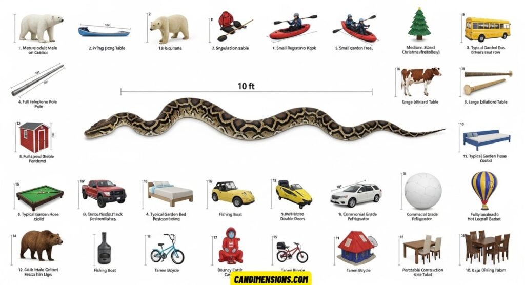 Measure 10 Feet Long or Are Big