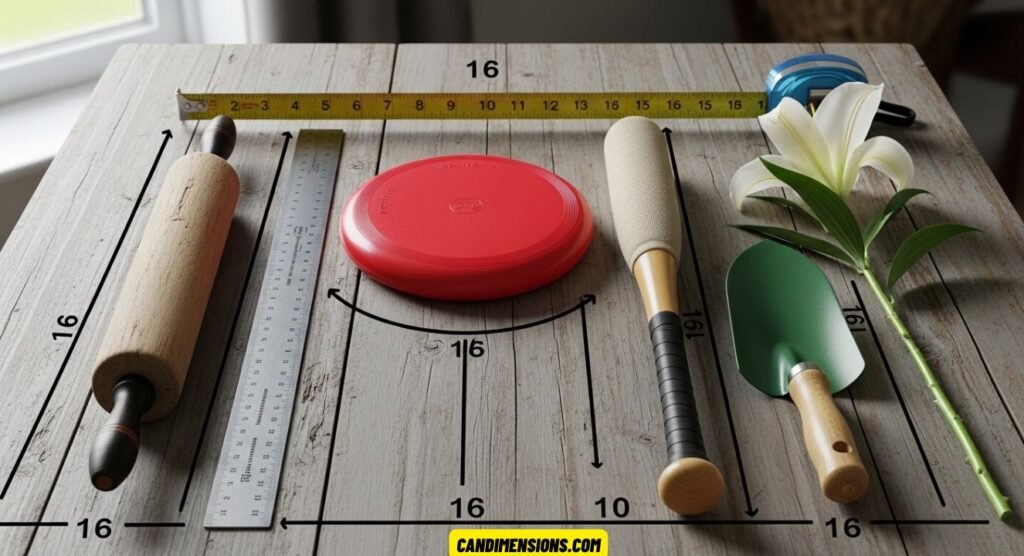 Measuring 16 Inches Long