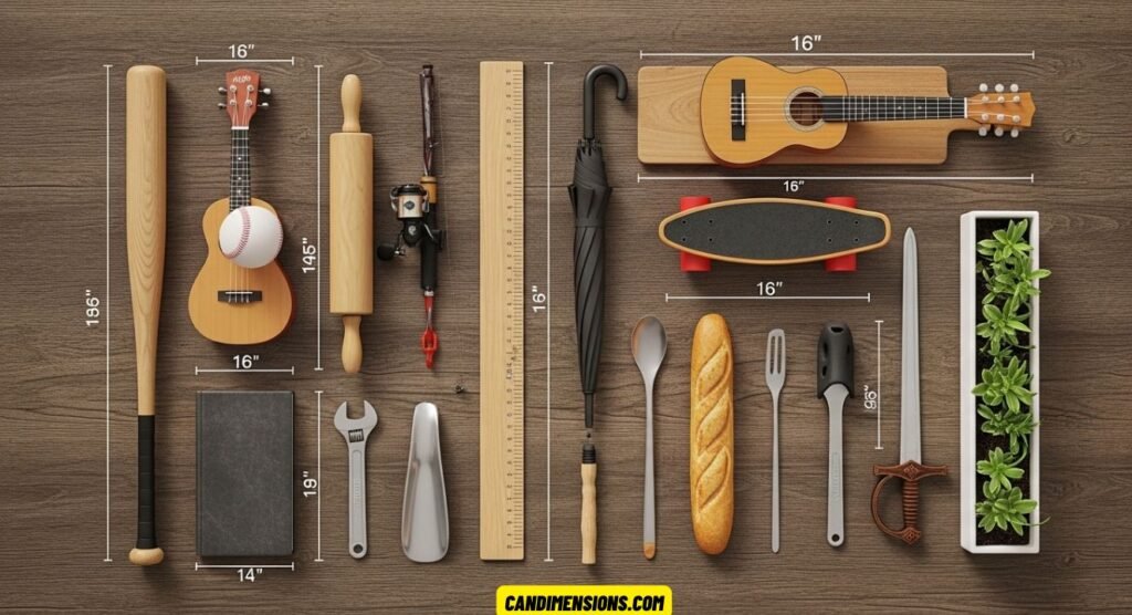 Measuring 16 Inches Long