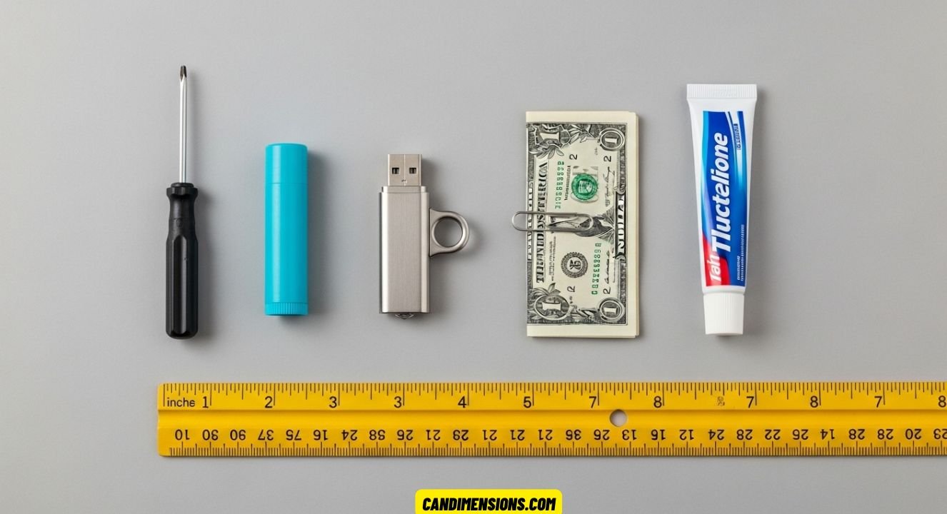 Measuring 3 Inches Long