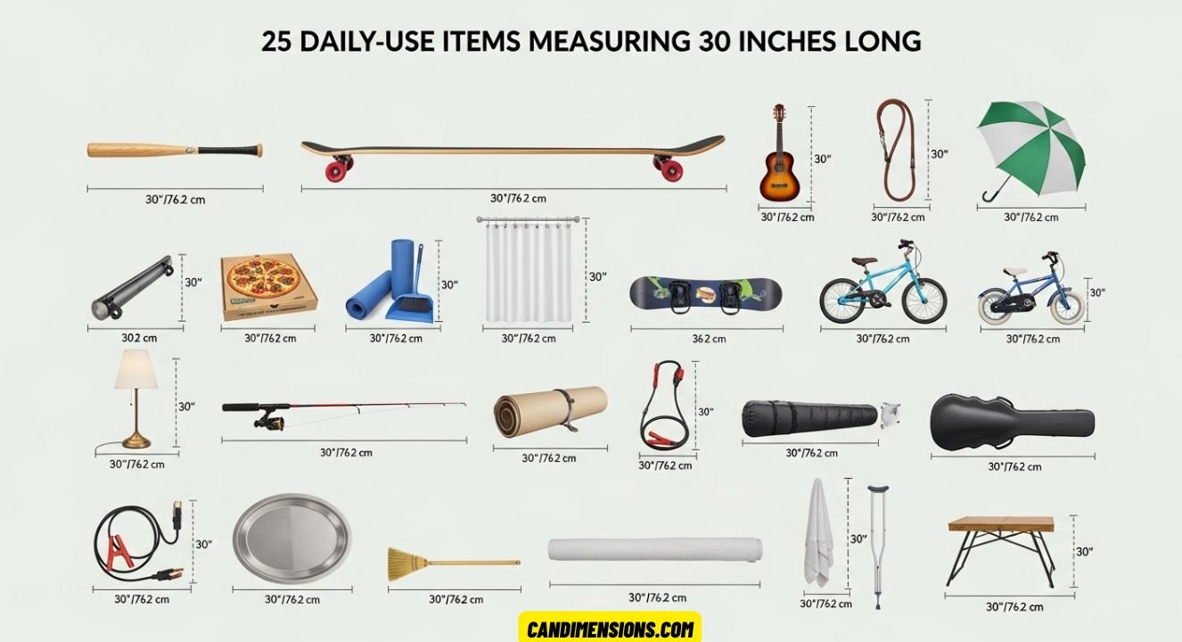 Measuring 30 Inches Long