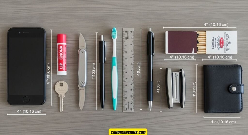 Measuring 4 Inches Long