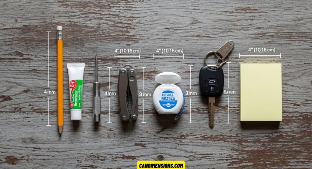 Measuring 4 Inches Long