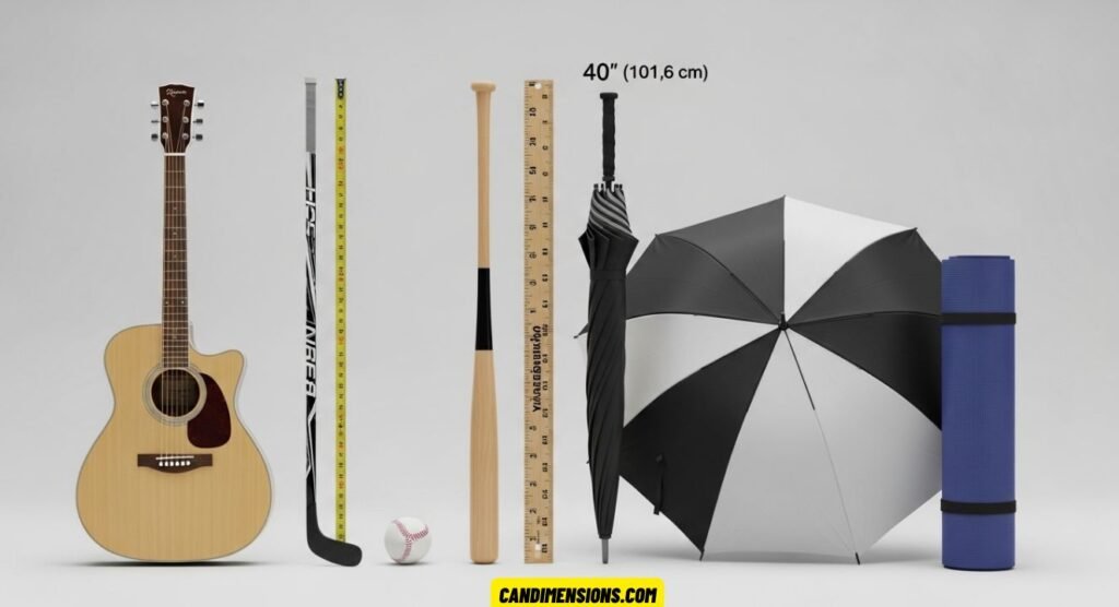 Measuring 40 Inches Long