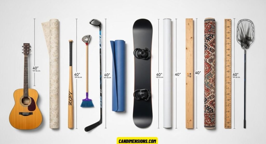 Measuring 40 Inches Long